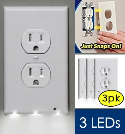 Picture 6 of Night Angel Wall-Outlet Night Light 3pk