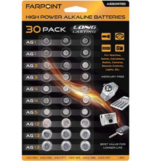 Picture 1 of 30 PC DynaCell Assorted Batteries
