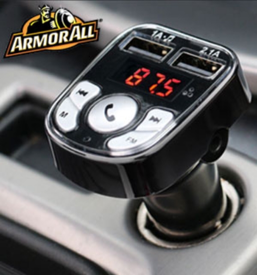 Picture 1 of Armor All Bluetooth FM Transmitter & Car Charger