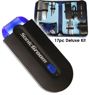 17pc SonicGroom Deluxe Precision Grooming System by MicroTouch