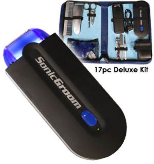 Picture 1 of 17pc SonicGroom Deluxe Precision Grooming System by MicroTouch