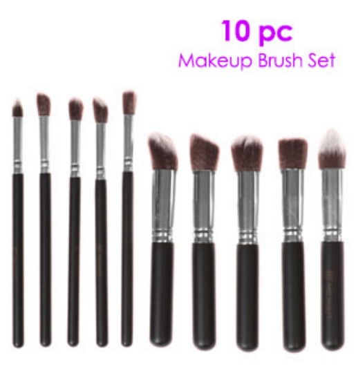 Picture 1 of Professional 10pc Brush Set by Baby Beauty Forever Young