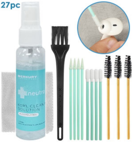 Picture 1 of 27 Piece Electronics/Tech Device Cleaning Kit