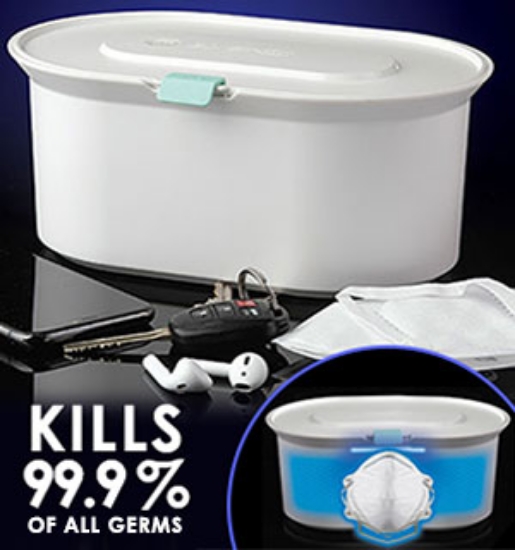 Picture 1 of Ultraviolet Light Sanitizer Box - Kills 99.9% of All Germs