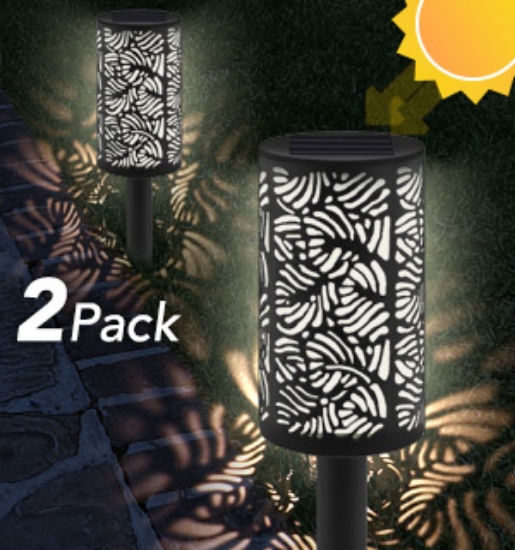 Picture 1 of Lanai Solar Landscape Lights - 2pk