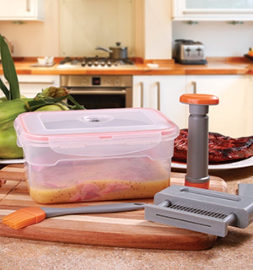 Picture 8 of 4-Piece Vacuum Marinade Kit