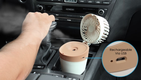 Picture 2 of Cool Anywhere Rechargeable Misting Air Cooler