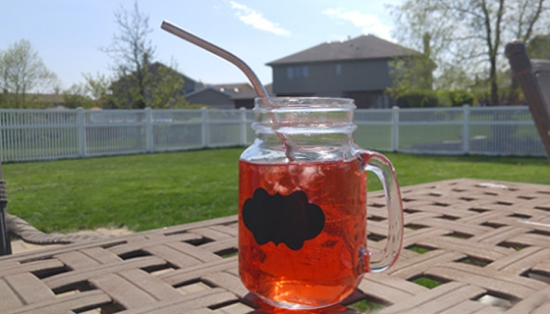 Picture 2 of 9pc Reusable Stainless Steel Straws