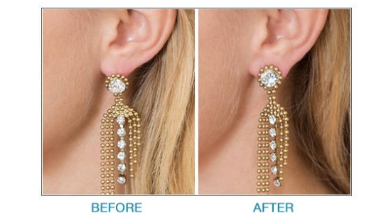 Picture 2 of Set of Two Deluxe Edition of MagicBax Earring Lifters (18K Gold Plated and Sterling Silver)