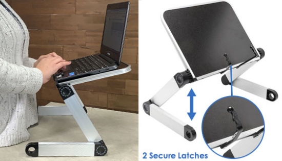Picture 2 of Table Tech Buddy Adjustable Laptop Desk