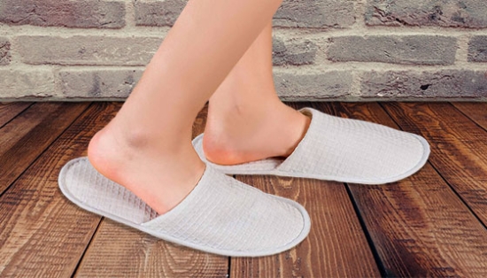 Picture 2 of Slip On Closed-Toe Hotel/Spa Slippers