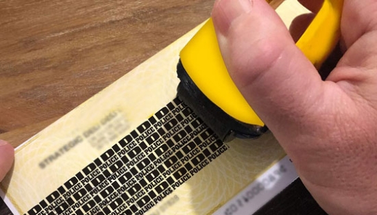 Picture 2 of ID Police Stamp Roller