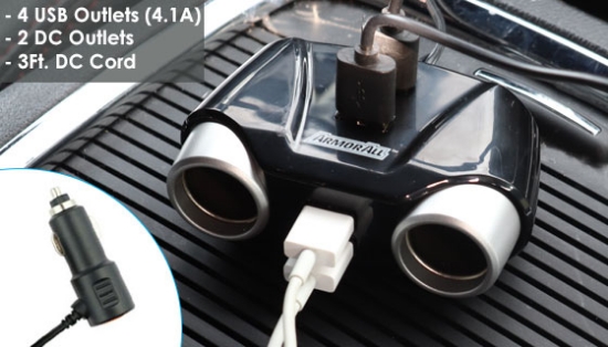 Picture 2 of Armor All 6-Port DC/USB Power Station