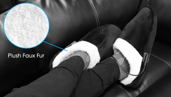 Picture 2 of Conair Heated Massaging Slippers