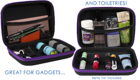 Picture 4 of 7-Inch Hardshell Zippered Travel Case