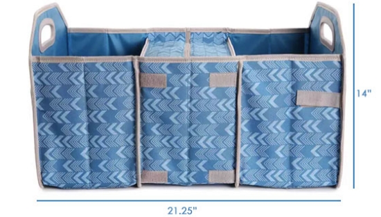 Picture 4 of Portable Trunk Organizer with Insulated Cooler