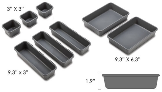 Picture 3 of Modular Drawer Dividers - 8pc Set