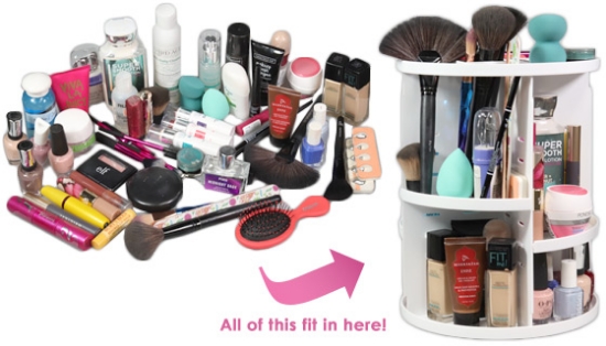 Picture 5 of Adjustable Rotating Cosmetic Organizer