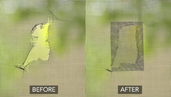 Picture 3 of Window and Door Screen Adhesive Backed Repair Tape