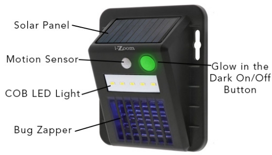 Picture 4 of Solar-Powered Night Beam with Bug Zapper