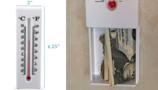 Picture 4 of Hidden Safe with Real Working Thermometer