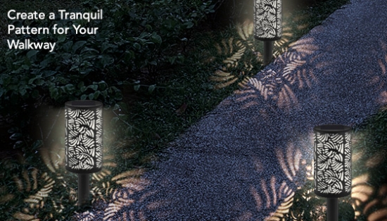 Picture 6 of Lanai Solar Landscape Lights - 2pk