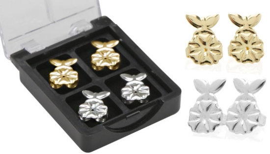 Picture 5 of Set of Two Deluxe Edition of MagicBax Earring Lifters (18K Gold Plated and Sterling Silver)