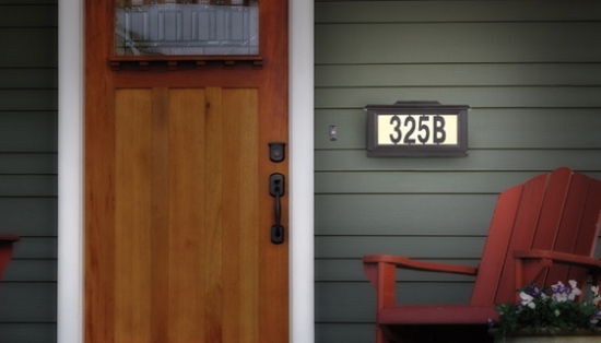Picture 6 of Solar Powered Light Up Street Address Sign