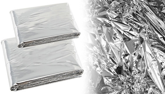 Picture 2 of Emergency Sleeping Bag And Blanket Kit: Stay Dry, Warm, And Off The Ground