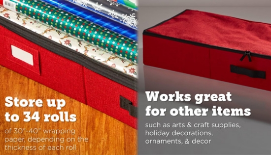 Picture 3 of Wrapping Paper Storage Container