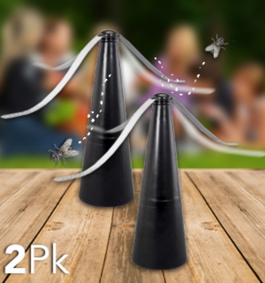Picture 1 of Compact Bug Fan with Soft-Touch Blades 2-Pack