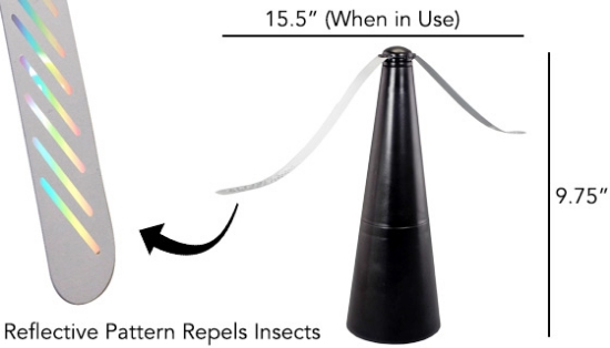 Picture 2 of Compact Bug Fan with Soft-Touch Blades 2-Pack