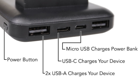 Picture 4 of 10,000mAh Power Bank and Phone Stand
