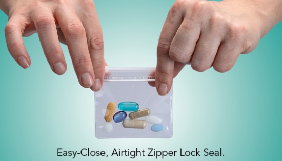 Picture 2 of On The Go Pill Pouches - 12pk