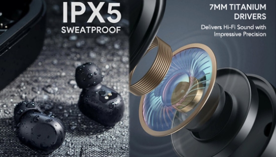 Picture 2 of Wireless Charging TW Earbuds with in-ear Detection