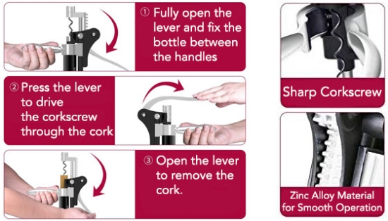 Picture 3 of Mixi Deluxe 9-pc Wine Opener Gift Set
