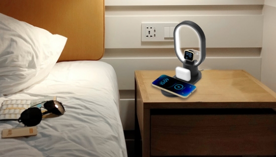 Picture 3 of 4 in 1 Charging Stand With LED Nightlight