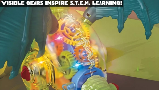 Picture 3 of Constructosaur Motorized Fire-Breathing Dragon Toy