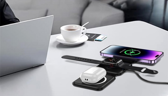 Picture 4 of 15W Super Fast 3 In 1 Foldable Mag-Safe Charger
