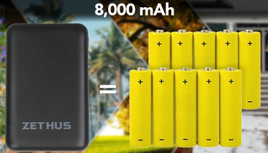Picture 2 of Super Slim 8,000mAh Power Bank