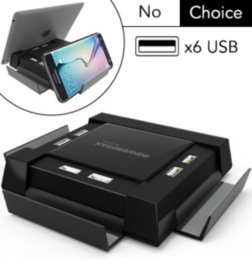 Picture 1 of 6 USB Port Power Charging Station