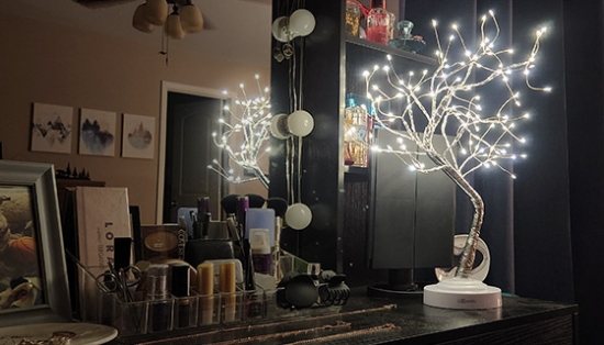 Picture 3 of 108 LED Tabletop Fairy Light Tree