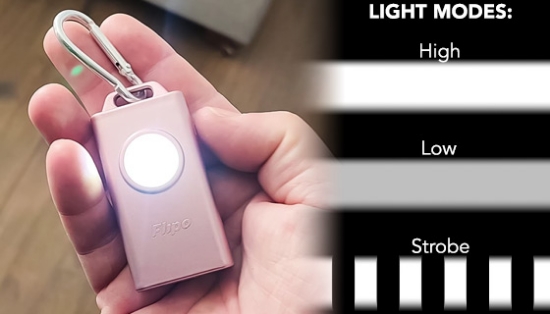 Picture 2 of 110 dB Personal Safety Alarm Keychain for Self-Defense