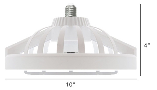Picture 2 of Cool n' Bright Circular Socket Fan w/ 2500 Lumen Light and Remote