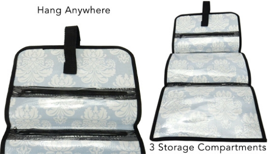 Picture 2 of Hanging Toiletry/Cosmetic Bag