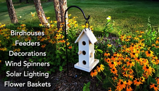 Picture 4 of Adjustable Shepherd's Hook Hanger For Your DynaTrap, Flower Baskets, and More