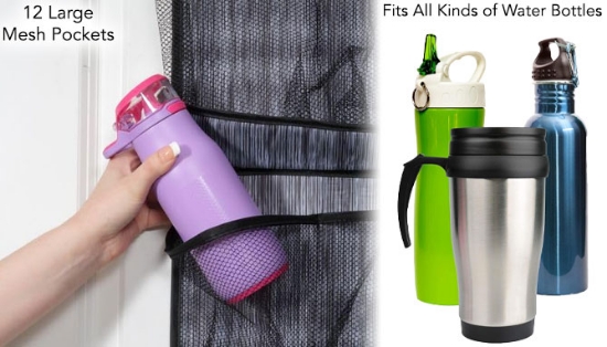 Picture 2 of Water Bottle and Tumbler Storage, Over the Door Organizer for Stanley, Yeti, Owala, and More!