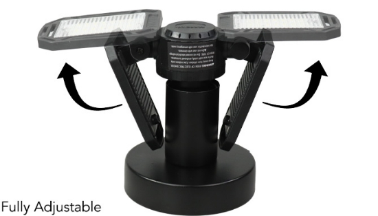 Picture 4 of Double Panel Folding Ceiling Light - 2,000 Lumens