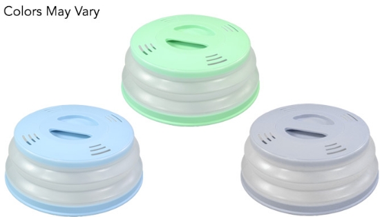 Picture 6 of Magnetic and Collapsible Microwave Splatter Guard