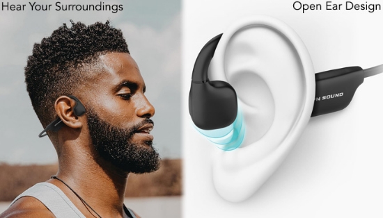 Picture 3 of Osso Bone Conduction Open-Ear Headphones